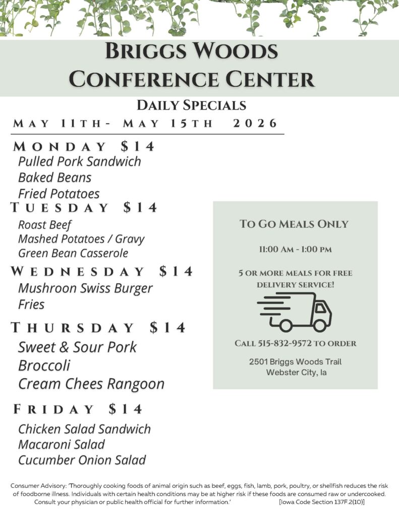 weekly menu